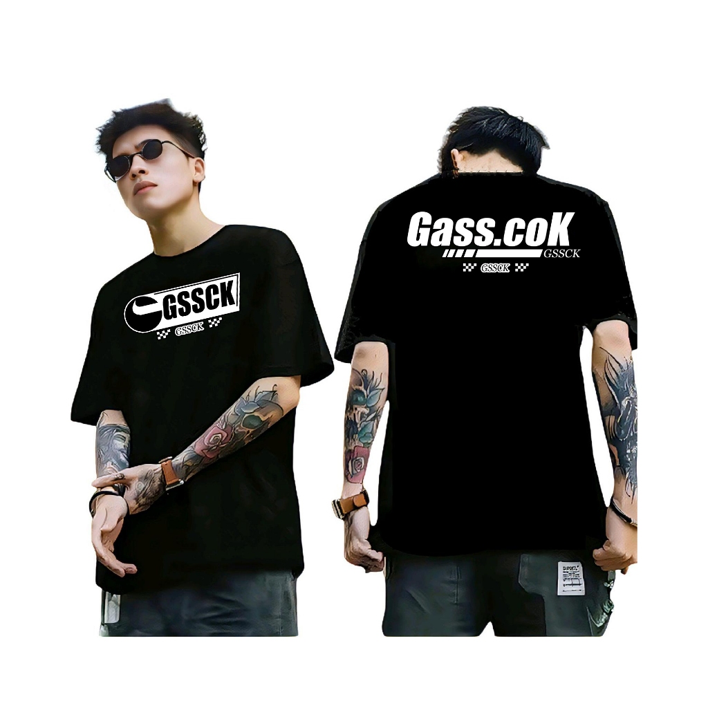 KAOS T-SHIRT GASS CK~Kaos Keren Baju kaos Pria Dan Wanita