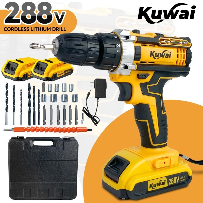 288Vf/218Vf Mesin Bor Impact Drill (Tanpa Kabel) Bor Tanpa Kabel Bor Listrik Bor Tangan Listrik