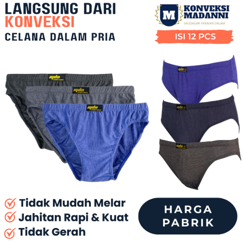 ISI 12 PCS CELANA DALAM PRIA PREMIUM DEWASA MURAH LANGSUNG DARI KONVEKSI