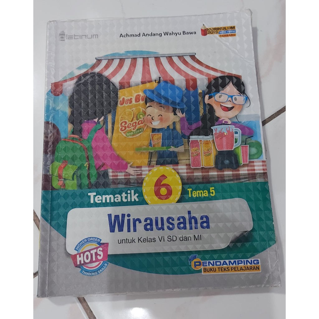 Preloved BUKU TEMATIK 6 TEMA 5 WIRAUSAHA TIGA SERANGKAI