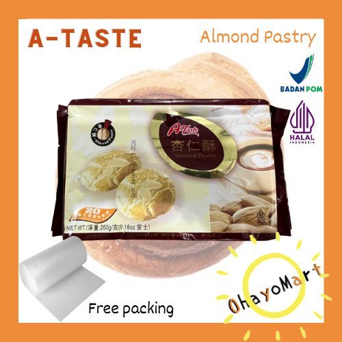 A-Taste Almond Pastry / Biskuit Almond / Ataste Almond Pastry 260grm