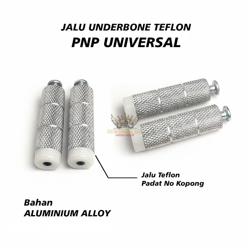 Jalu Underbone Teflon Universal Untuk Semua Jenis Motor Pustep Jalu Teflon Drat 12 Custom UB