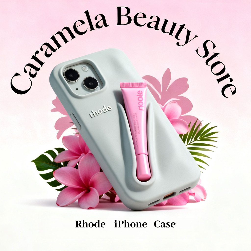 Casing Handphone iPhone 14 15 Pro Max Rhode Case Original Lip Tint