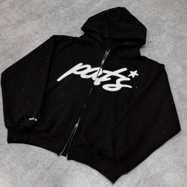 PARTY AT THE SOUTH HOODIE ZIP BLACK (PATS ZIP HOODIE)