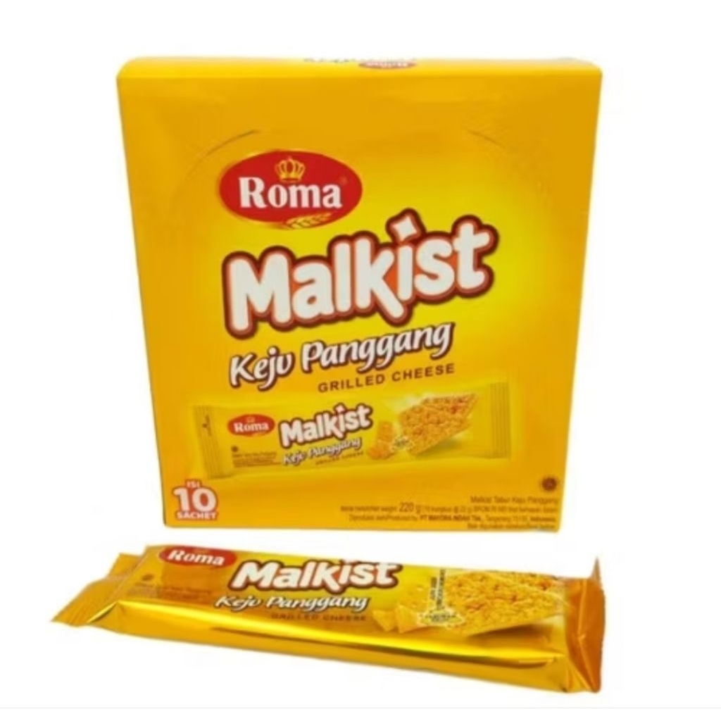 ROMA MALKIST KEJU PANGGANG BOX (10X22g)