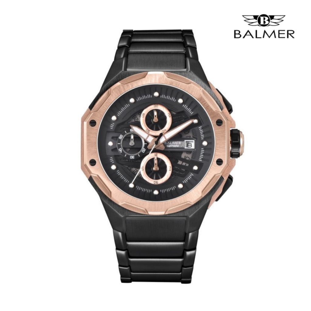 Jam Tangan Pria BALMER B-8818MC-BRG-4 Sapphire Glass