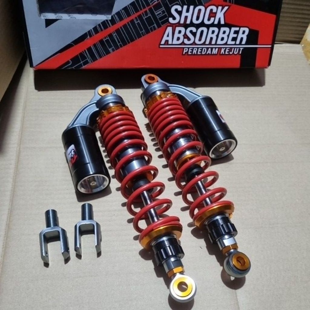 SHOCK BELAKANG SCARLET 8923  340MM RED