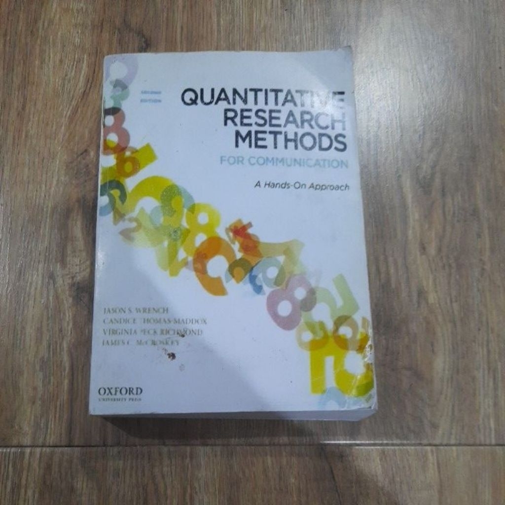 Quantitative Research Methods For Communication Second Edition - Oxford University Press