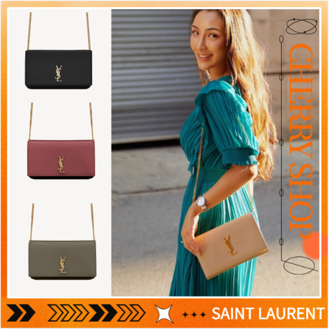 YSL CASSANDRE SAINT LAUREN tas ponsel YSL Dompet rantai wanita YSL 6350950#