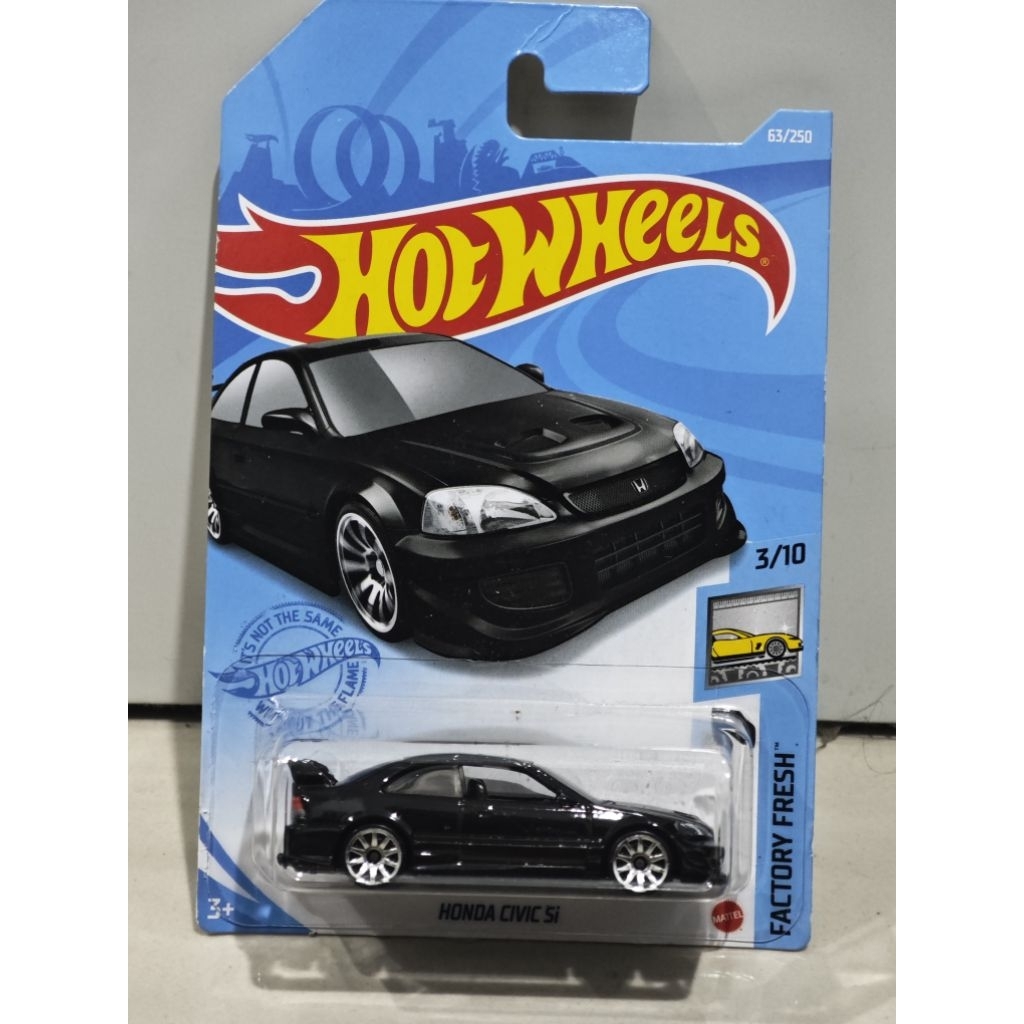 hot wheels honda civic si hitam