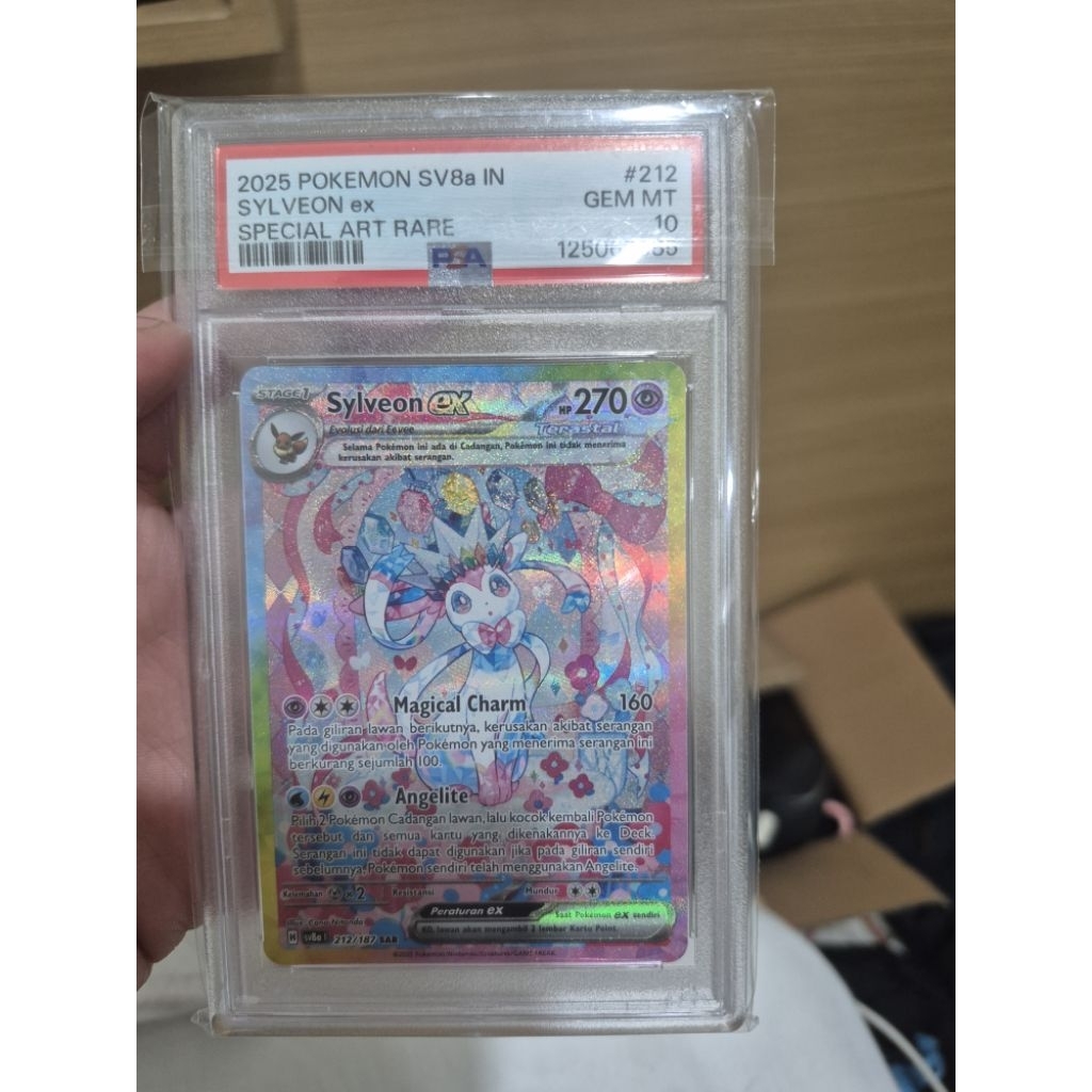 Sylveon SAR Indo PSA 10 Terastal festival pesanan