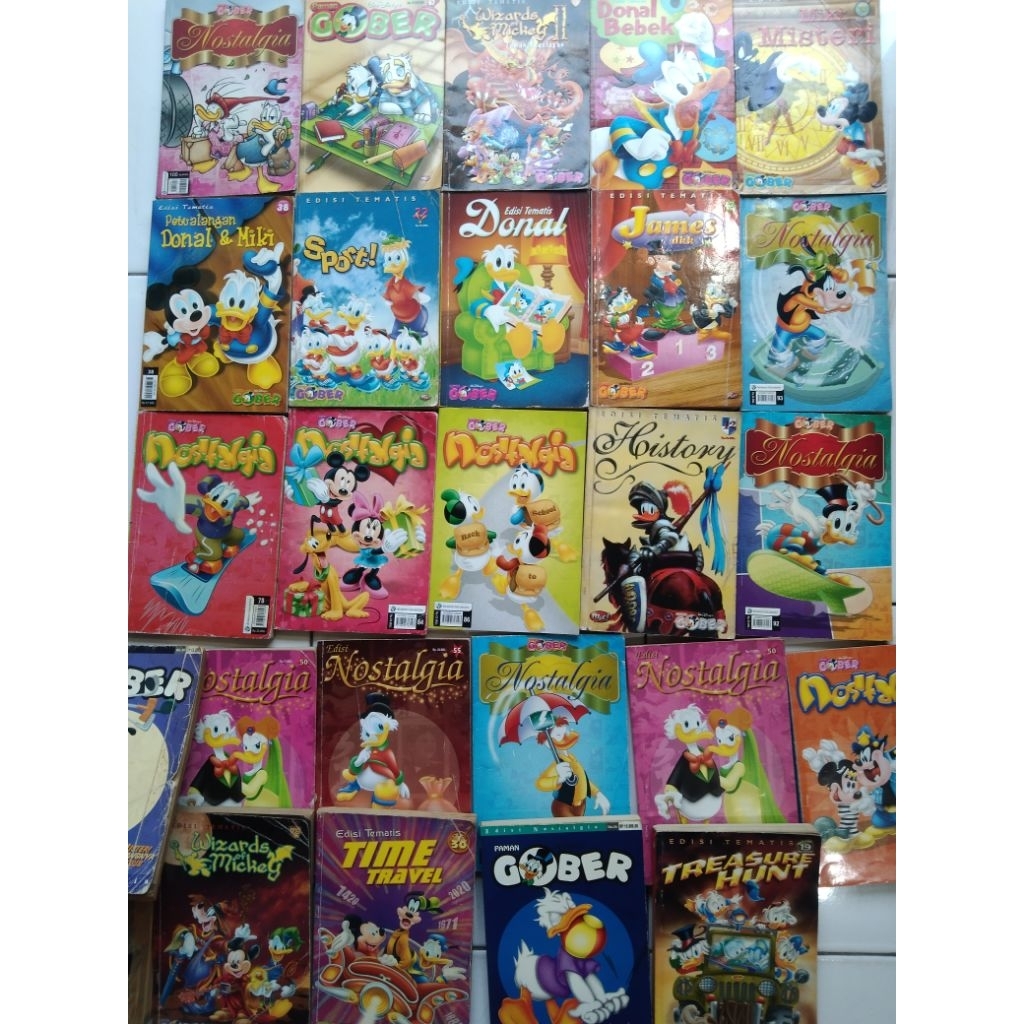 Komik Jadul PAMAN GOBER Edisi Nostalgia dan Paman Gober Edisi Tematis tamat