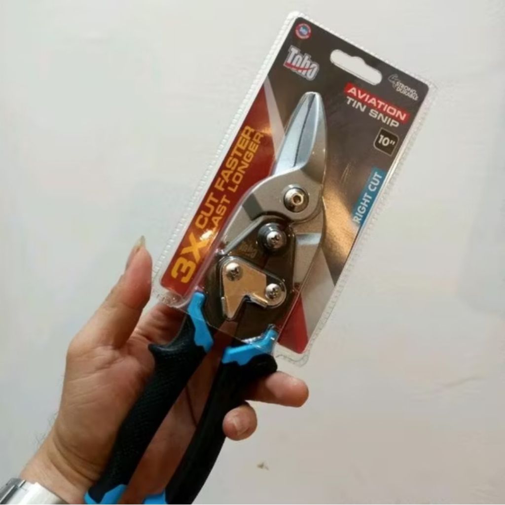 Toho Gunting Baja Ringan kanan 10" Straight Cut / Gunting Holo TOHO Merah