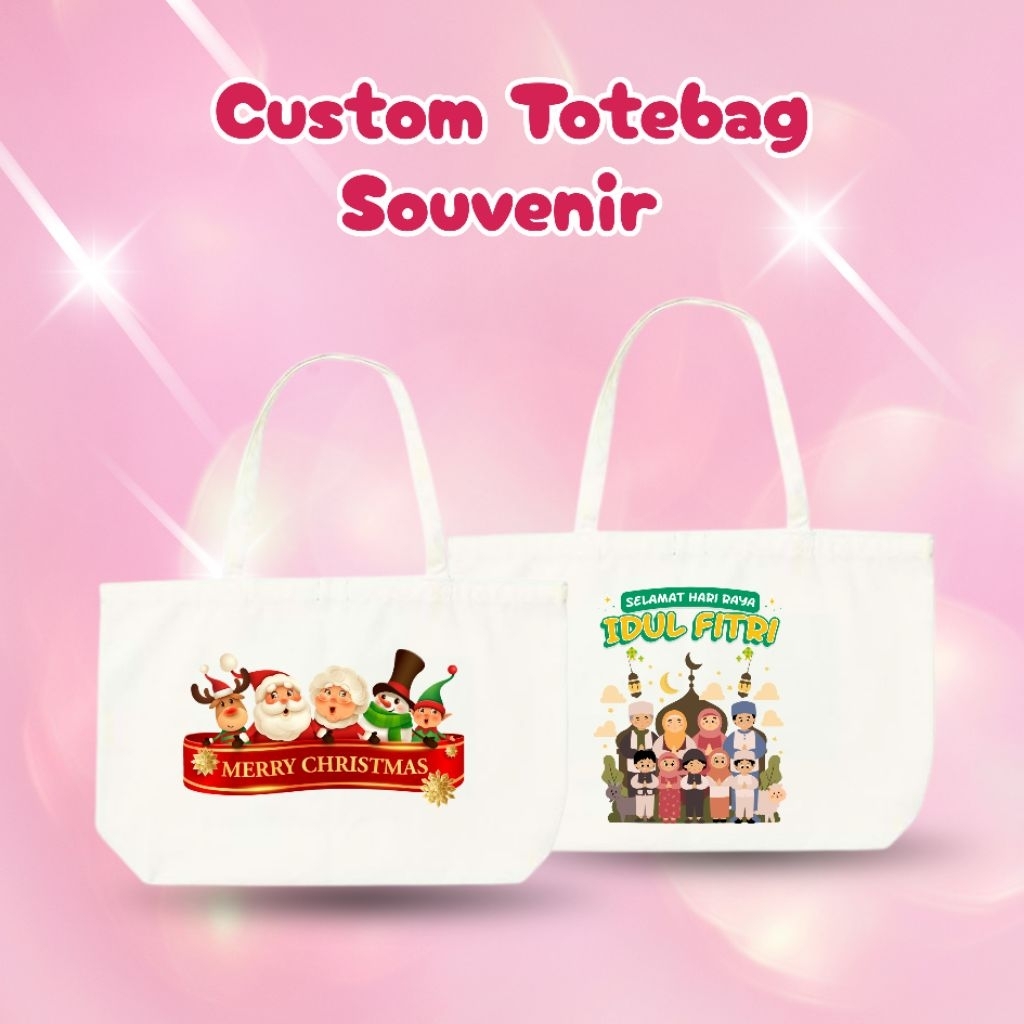 TOTEBAG CUSTOM/TOTEBAG SOUVENIR/TOTEBAG HAMPERS