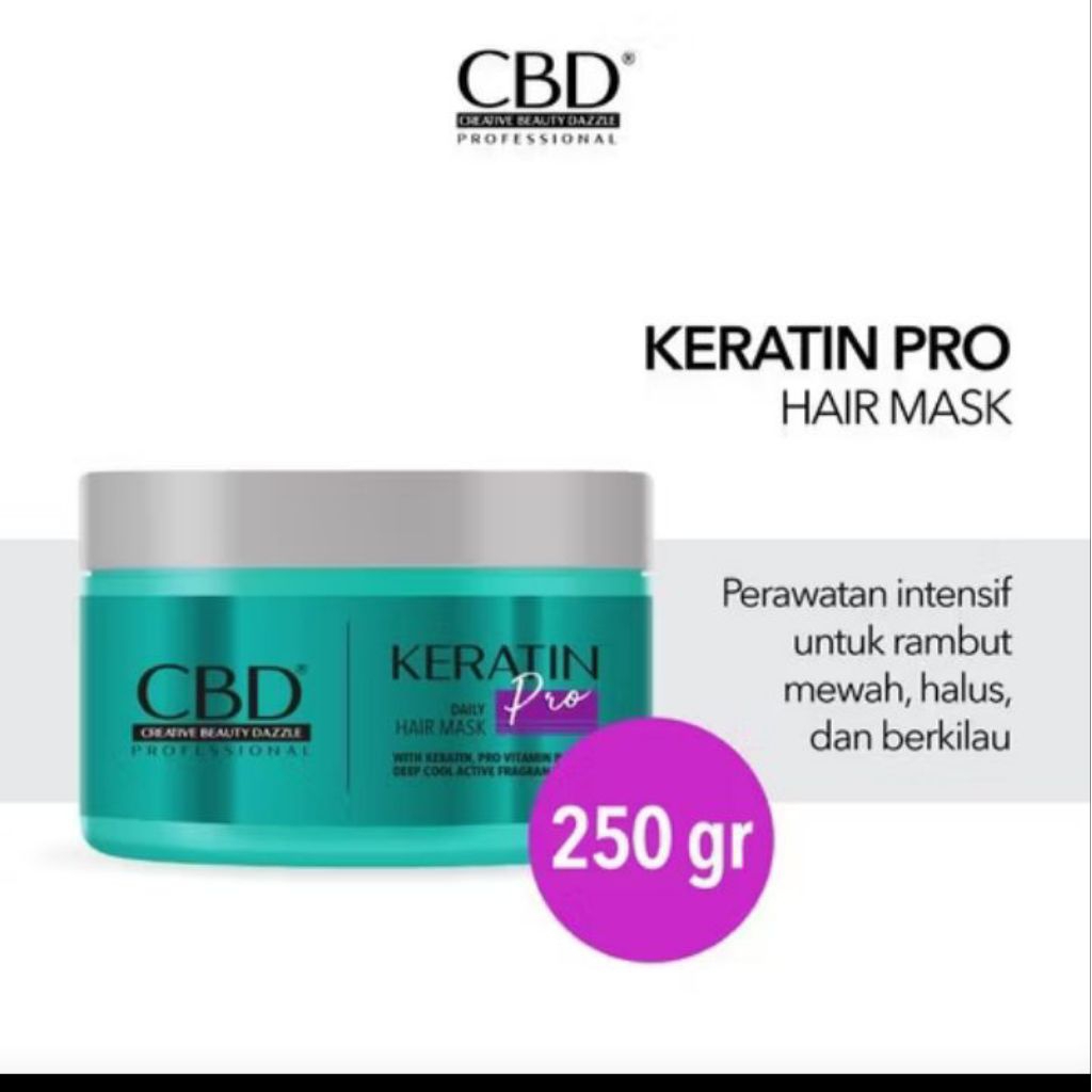 CBD HAIR MASK KERATIN PRO 250 gr