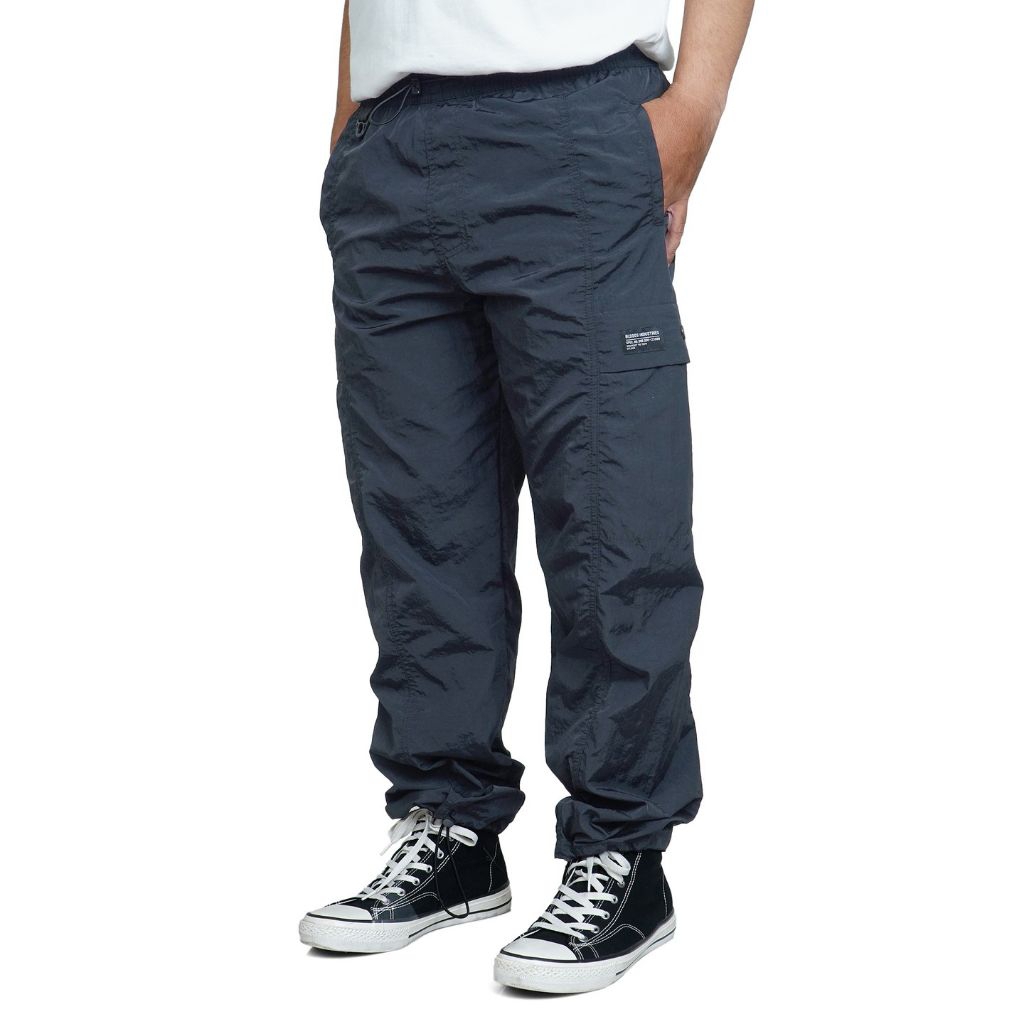 CELANA PANJANG PARASUT NILON KRIWIL BLOODS GREY ORIGINAL.!!