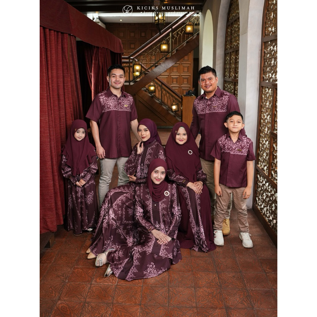 KICIKS MUSLIMAH - GELORA CINTA DRESS STYLE 1 // BAJU LEBARAN // DRESS LEBARAN // SARIMBIT LEBARAN //