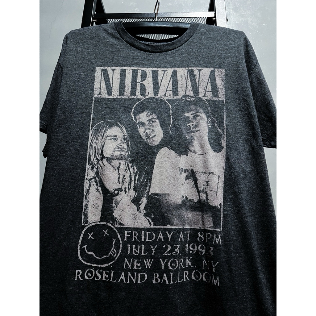 Kaos T Shirt Band Nirvana Roseland Ballroom Second