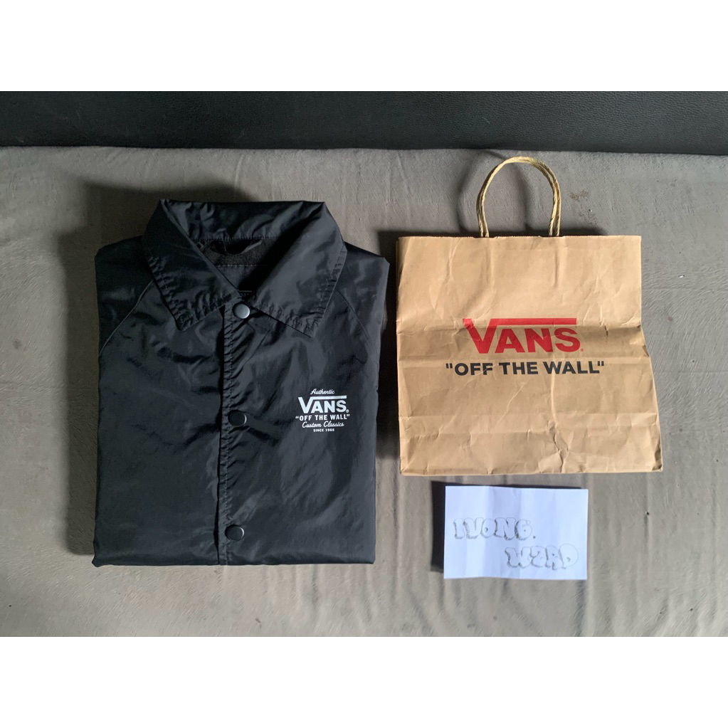 Coach jacket vans