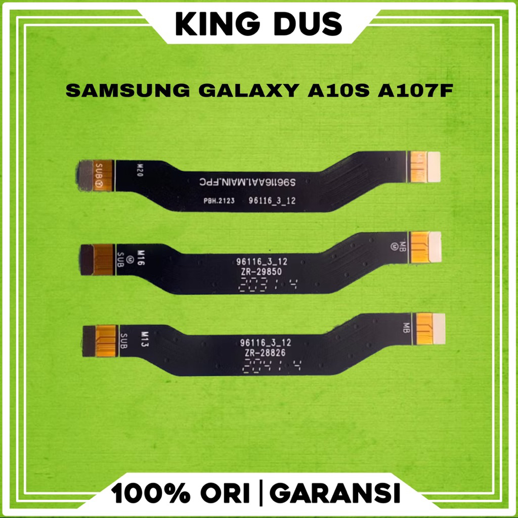 FLEXIBLE BOARD UI MAINBOARD PENGHUBUNG KONEKTOR KE MESIN SAMSUNG GALAXY A10S A107F ORIGINAL COPOTAN