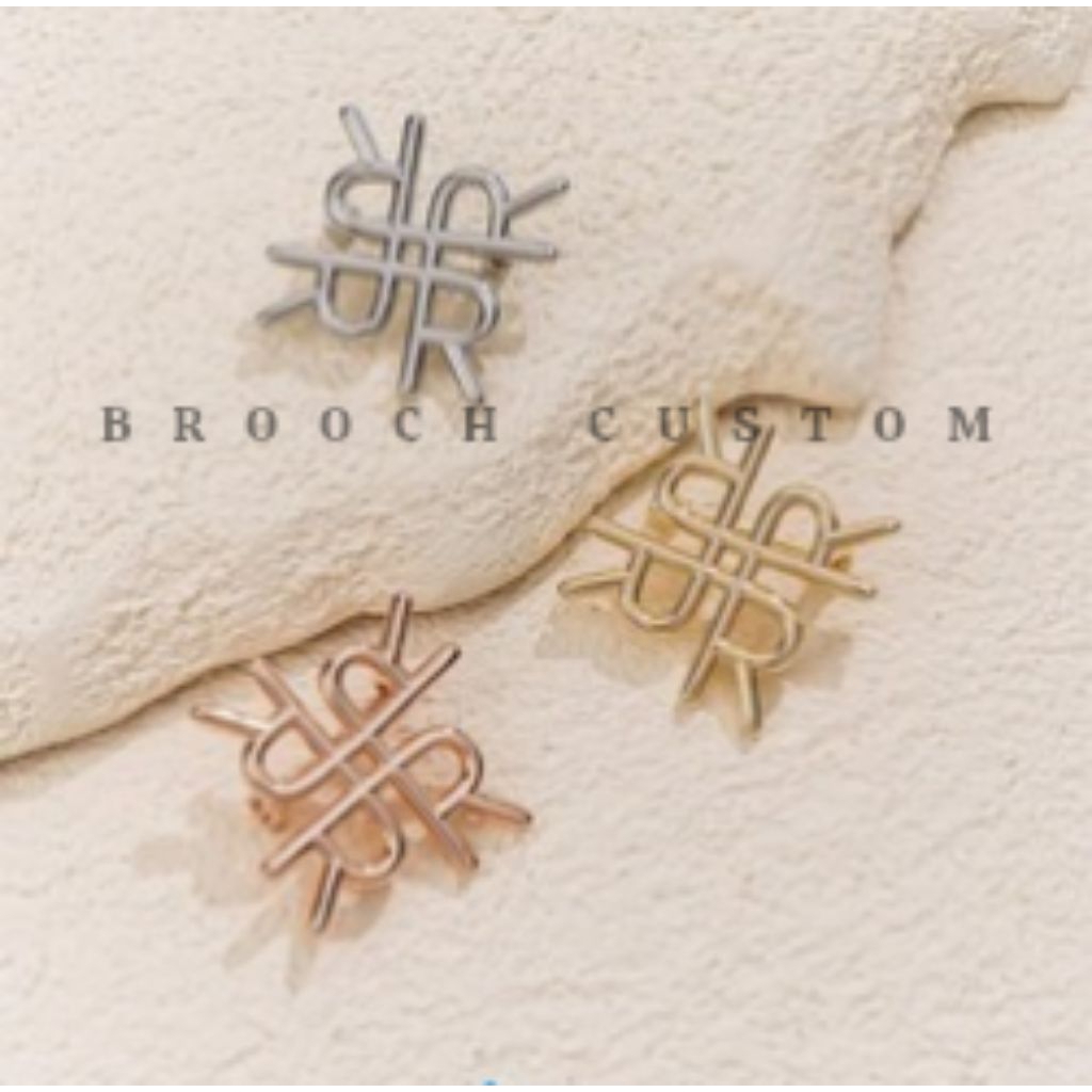 Mini Beyca Brooch Ria Miranda KW mirip ori premium Brooch 4R