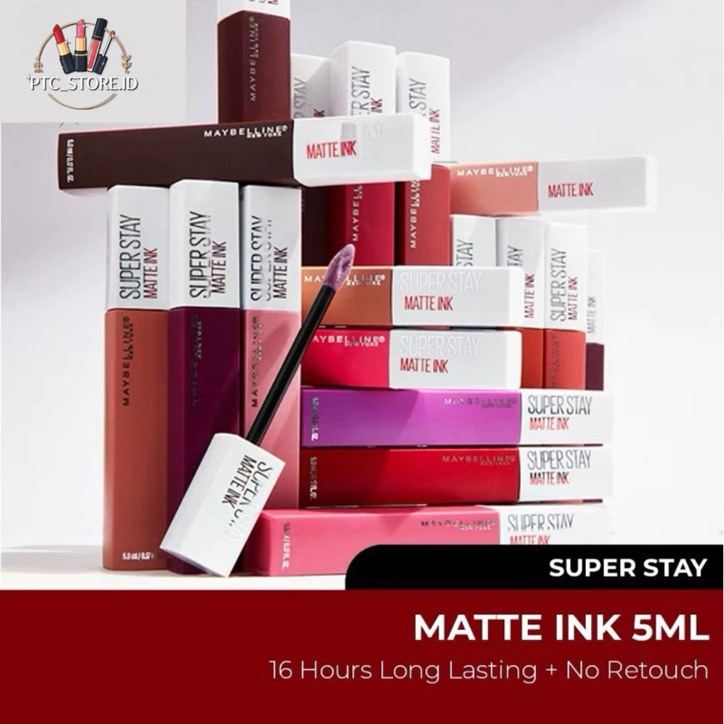 Lipstik Maybelline Super Stay Matte Ink New York - BISA COD BEBAS PILIH WARNA