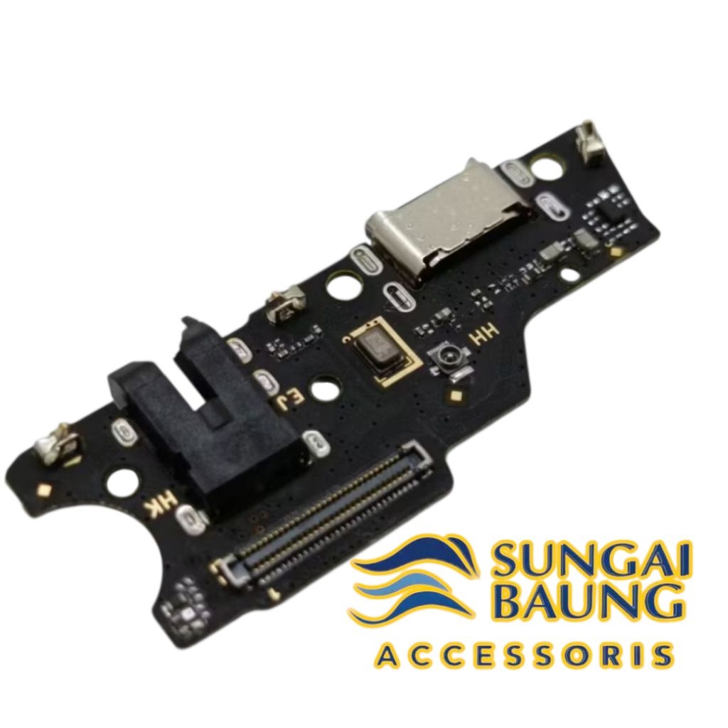 flexible konektor cas papan cas connector charger realme 7 / realme narzo 20 pro + ic original