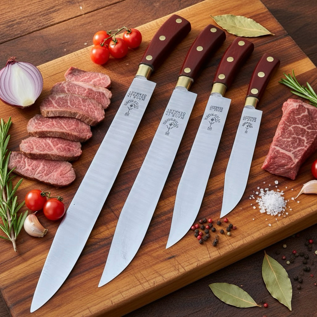 PISAU HERDER GERMAN CAP GARPU SERBAGUNA BONUS SARUNG KULIT ASLI