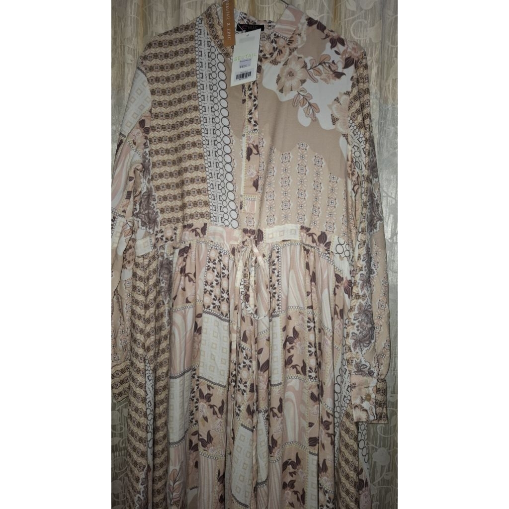 Gamis bunga etnik by Epic