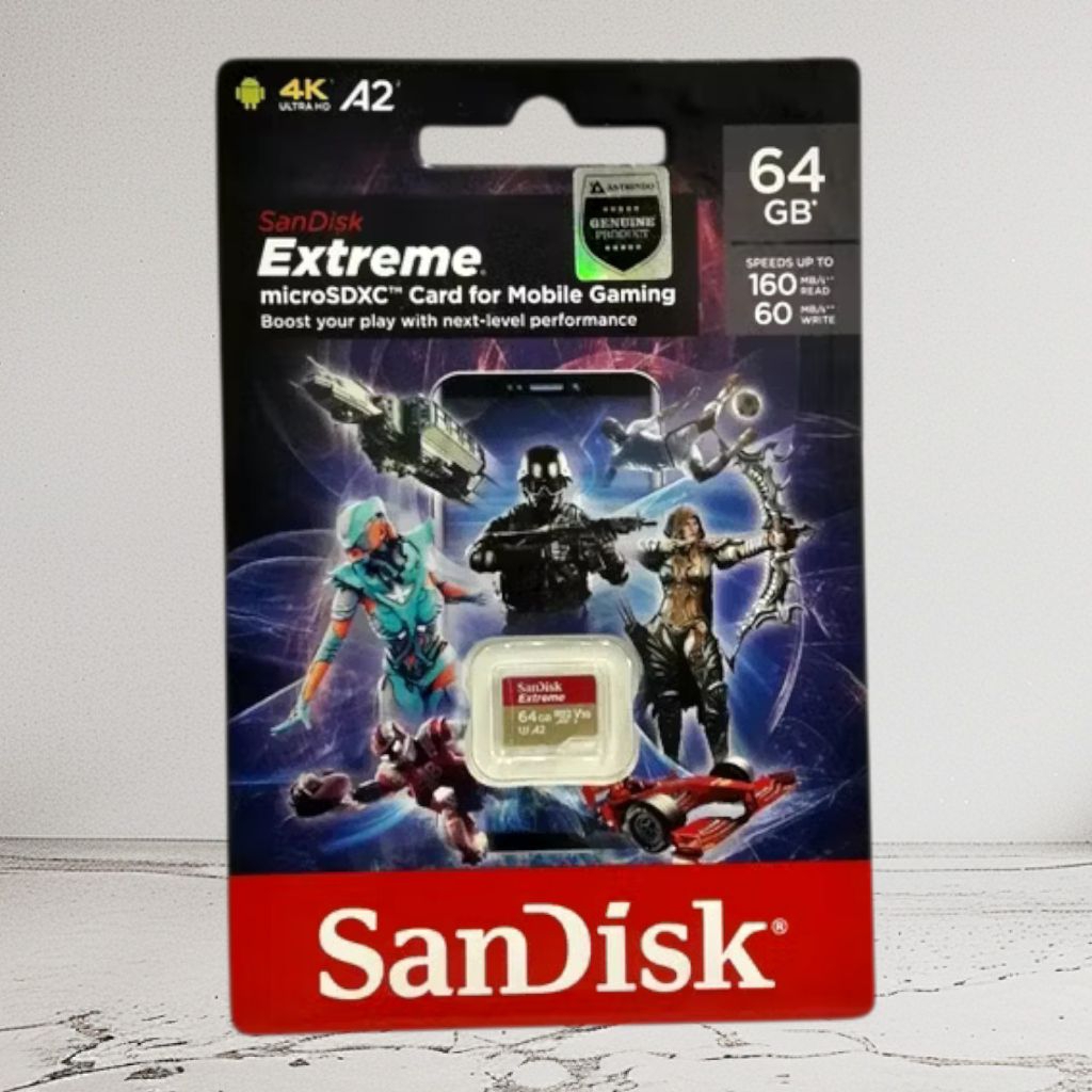 SANDISK EXTREME 64GB A2 160MBPS ORIGINAL