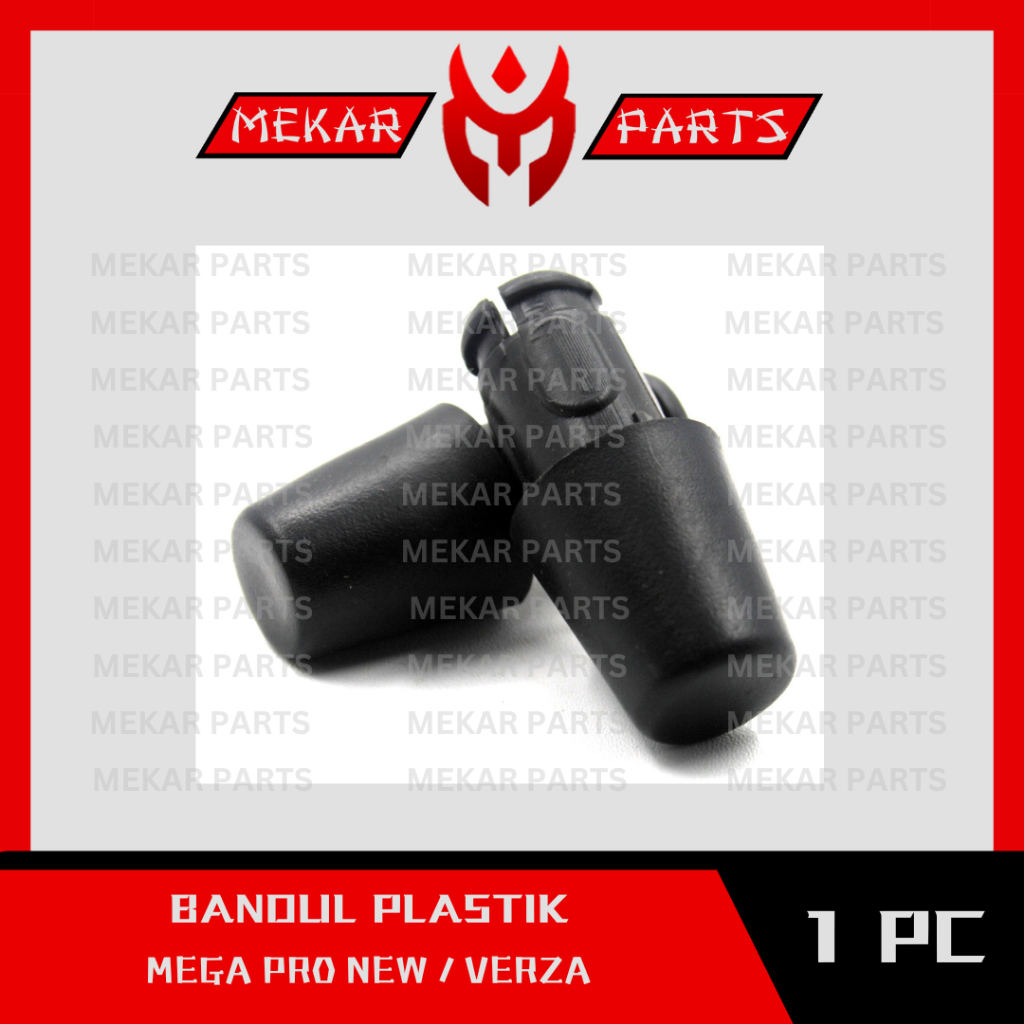 MEKAR-PARTS/BANDUL-PLASTIK/JALU-STANG/STIR/SETANG/PENTOLAN/BAR-END/MOTOR/HONDA/MEGA-PRO/VERZA/1-SET/