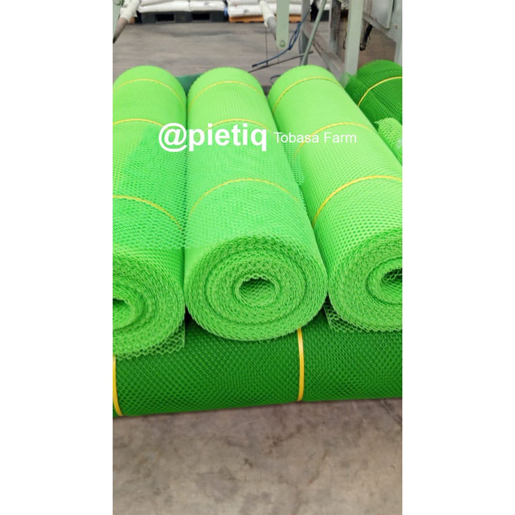 Slat Jaring Mesh Plastik Roll Ukuran 2m x 50m - Harga Pabrik