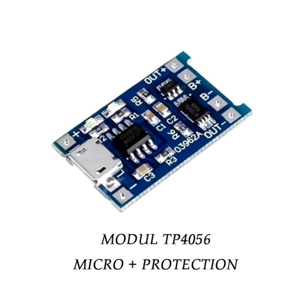 TP4056 Modul Charger Baterai Lithium18650 protek