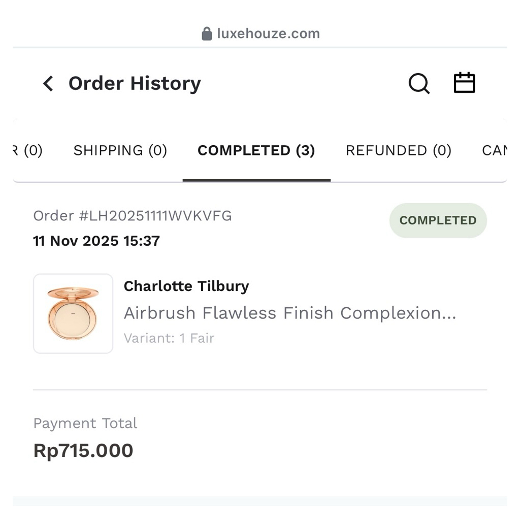 charlotte tilbury ORI