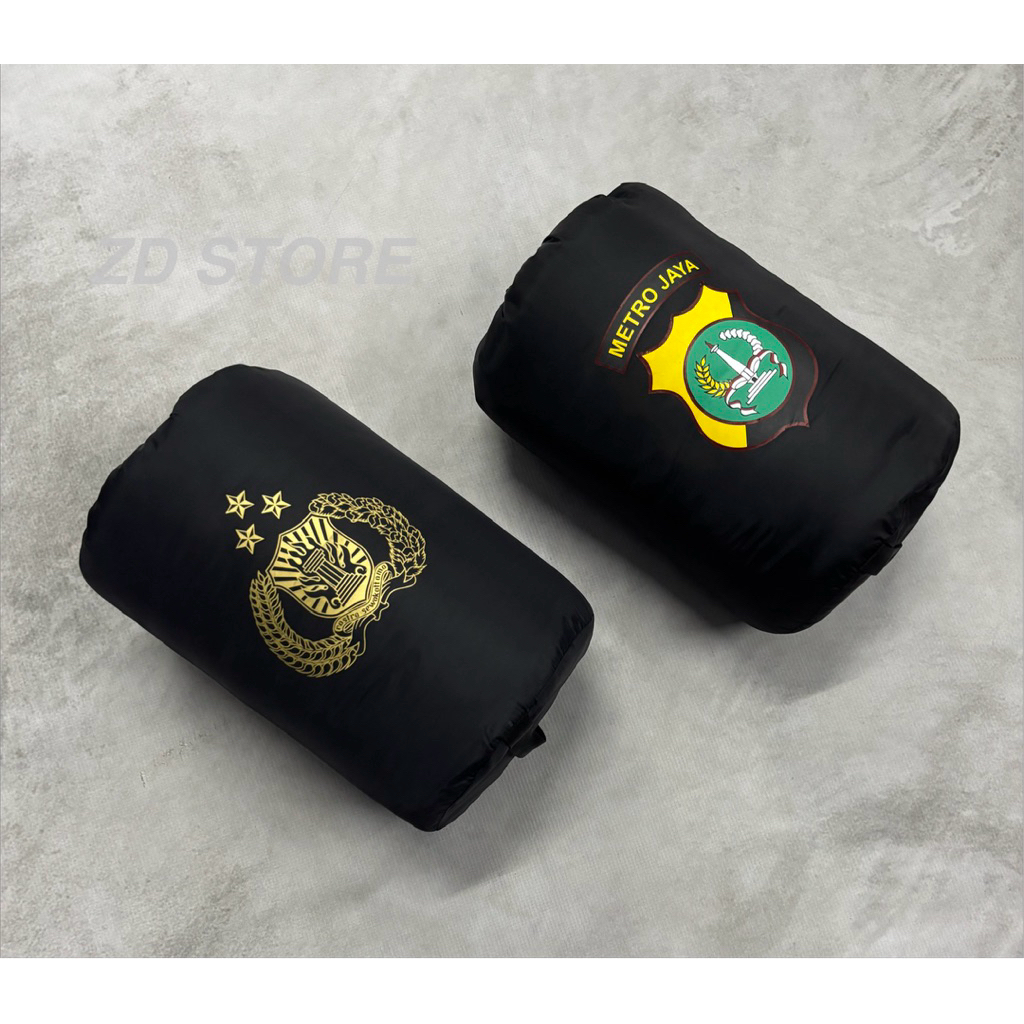 Sleeping Bag Jatah POLRI HITAM TEBAL /Tempat Tidur Kepompong BRIMOB Jatah TERBARU 2025