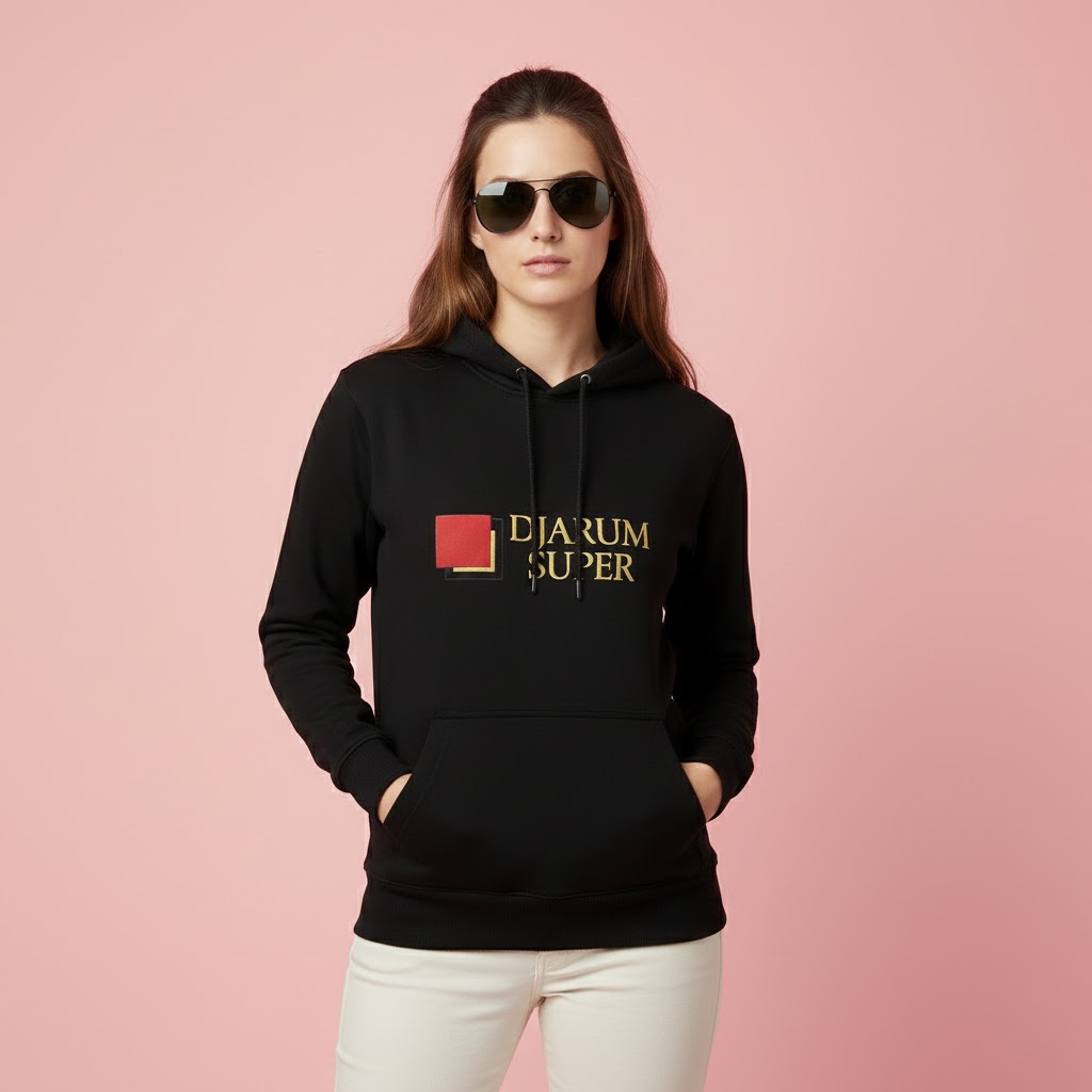 Hoodie Djarum super Sweater Fleece Hoodie Black Hitam Cloth