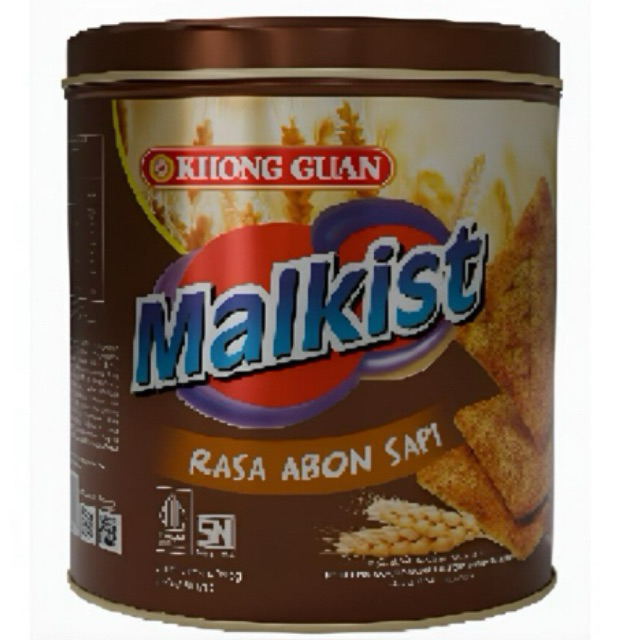 KHONG GUAN MALKIST ABON SAPI 395gr KEMASAN KALENG/COCOK UNTUK SUGUHAN TAMU/KUE LEBARAN/KUE NATAL/HAM