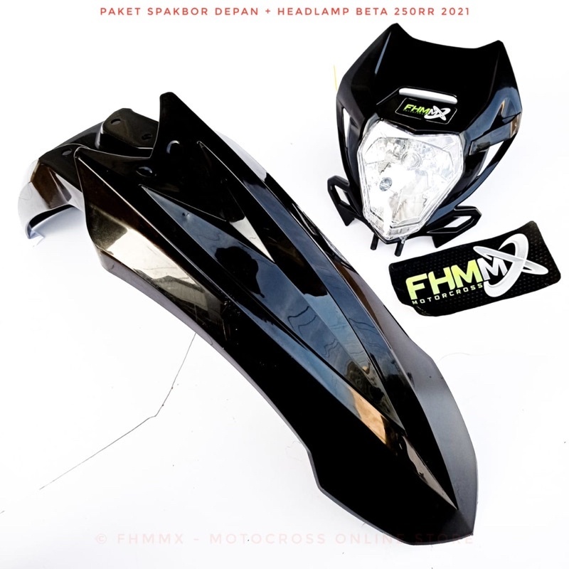 Paket spakbor depan CRF 250 beta plus headlamp CRF 250 beta