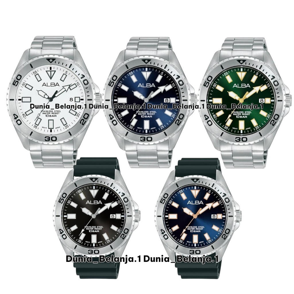 Original 100% Jam Tangan Pria ALBA AS9Q49X1 AS9Q47X1 AS9Q43X1 AS9Q41X1 AS9Q45X1 Garansi 1 Tahun