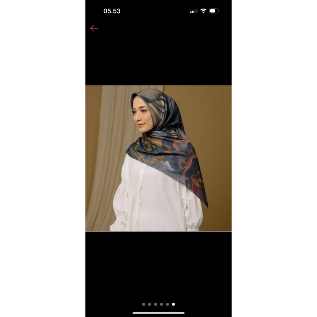 Preloved puru kambera scarf