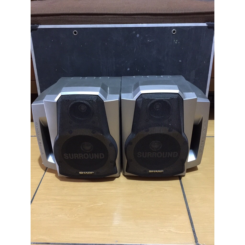 SEPASANG SPEAKER COPOTAN SHARP SIMBA