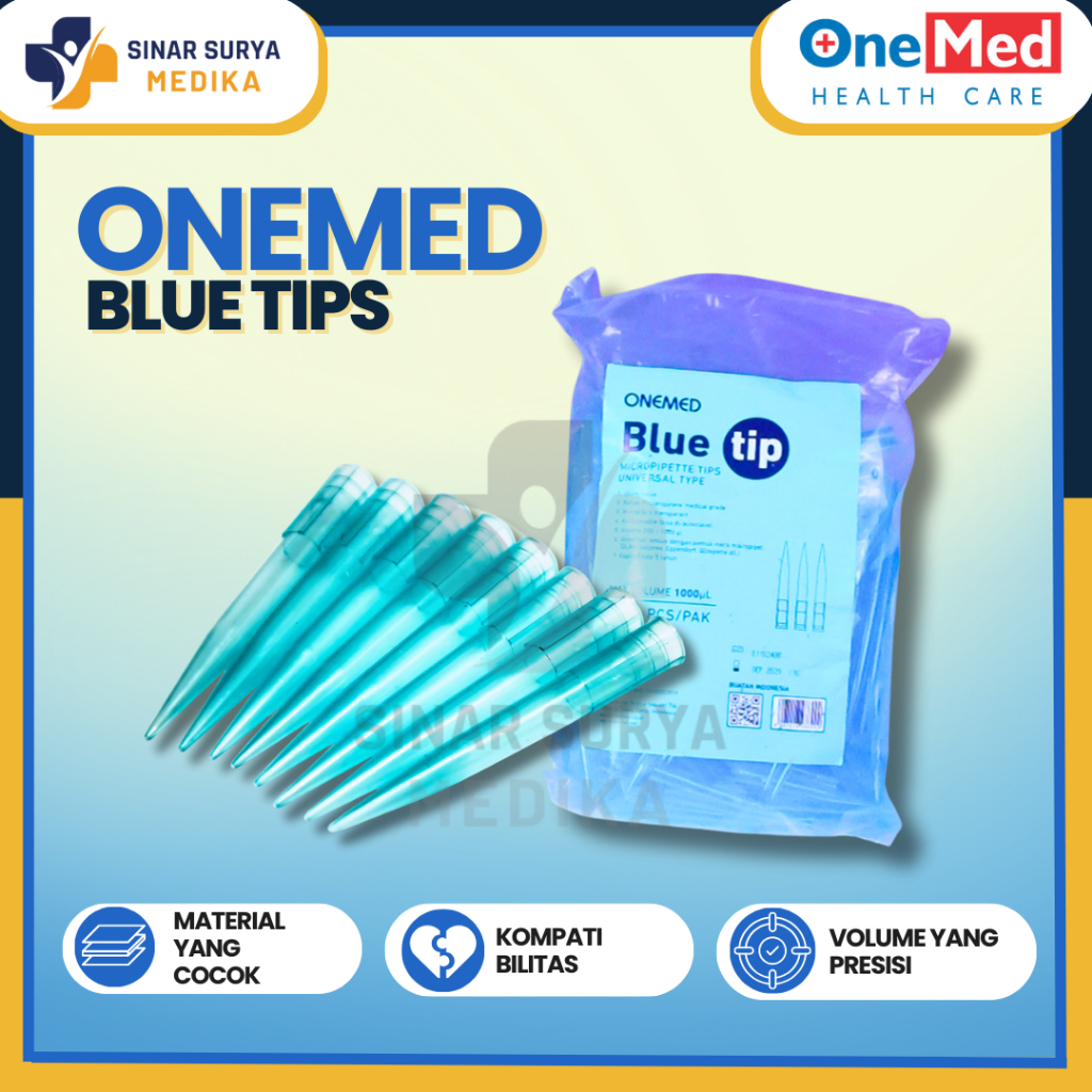 Blue Tip Micropipet Tip Biru Onemed isi 500