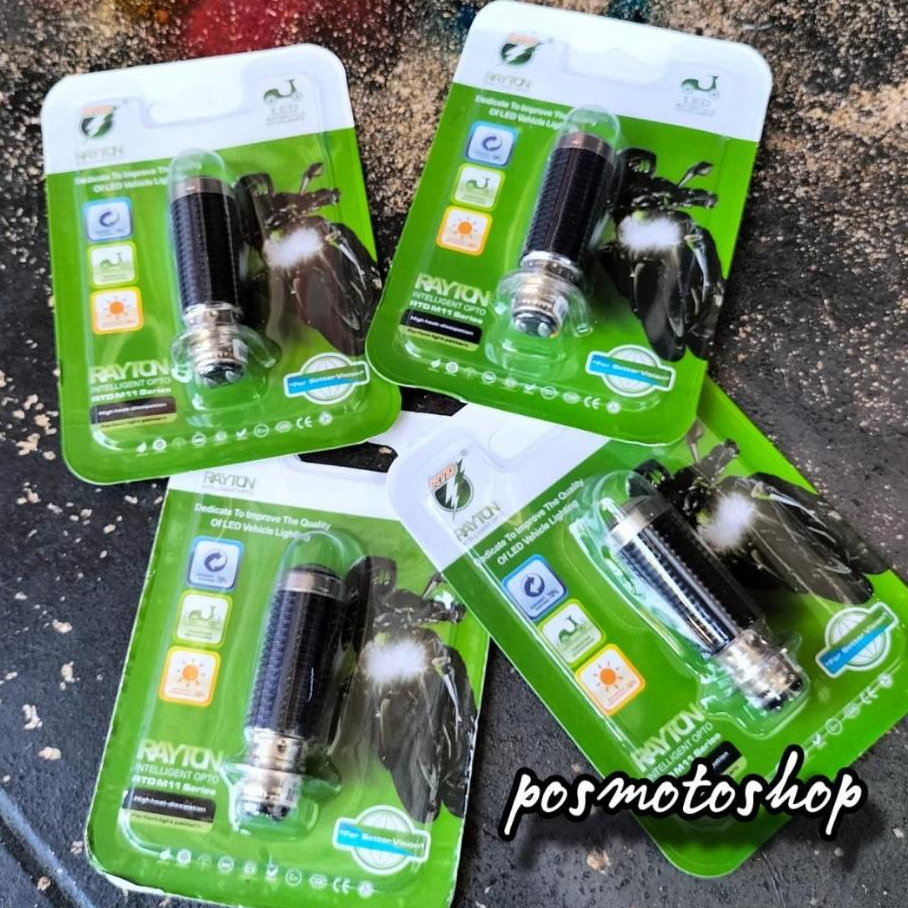 LAMPU LED H6 RTD MOTOR BEBEK FOKUS 2 WARNA PUTIH KUNING / LAMPU LED RTD