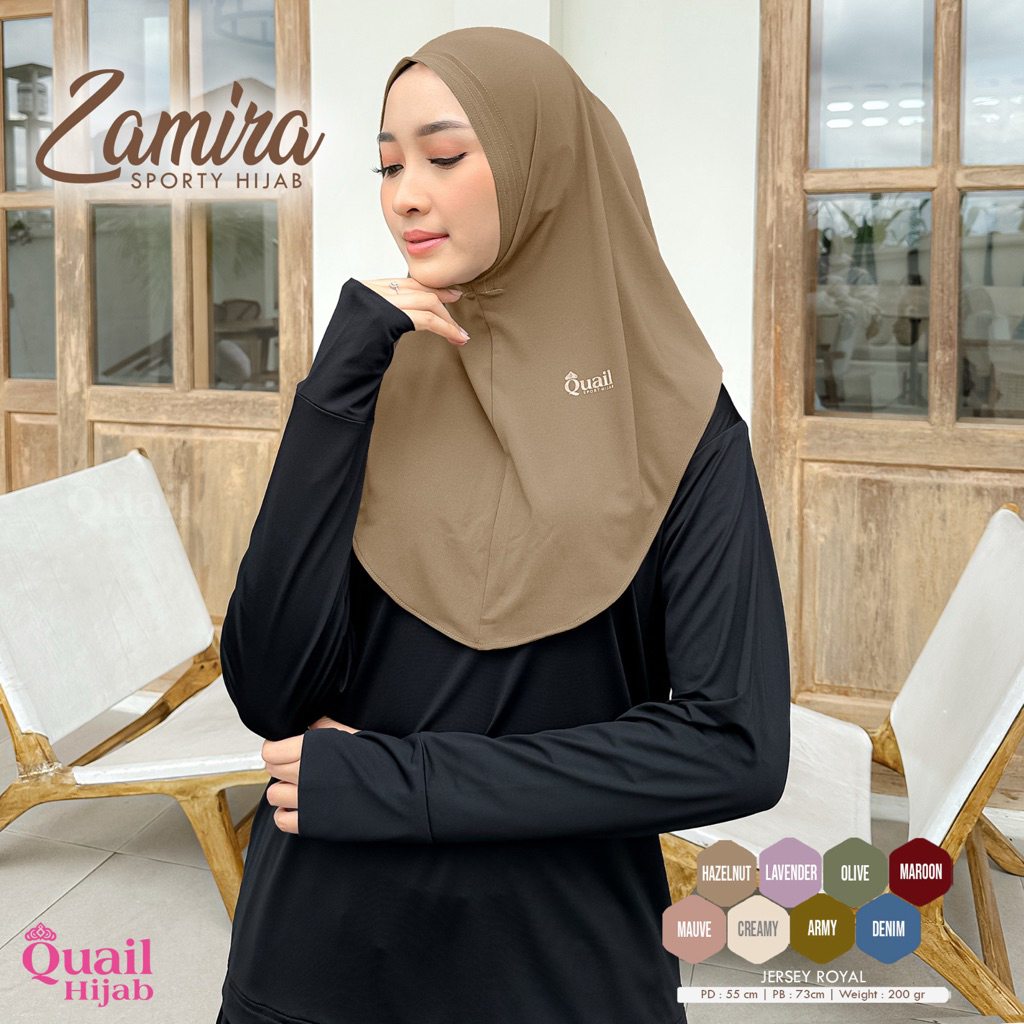 Quail Hijab - ZAMIRA DAILY HIJAB INSTAN ORI QUAIL