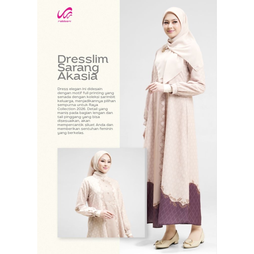 RABBANI 2026 _ COUPLE DRESSLIM RABBANI AKASIA / SARIMBIT AKASIA RABBANI