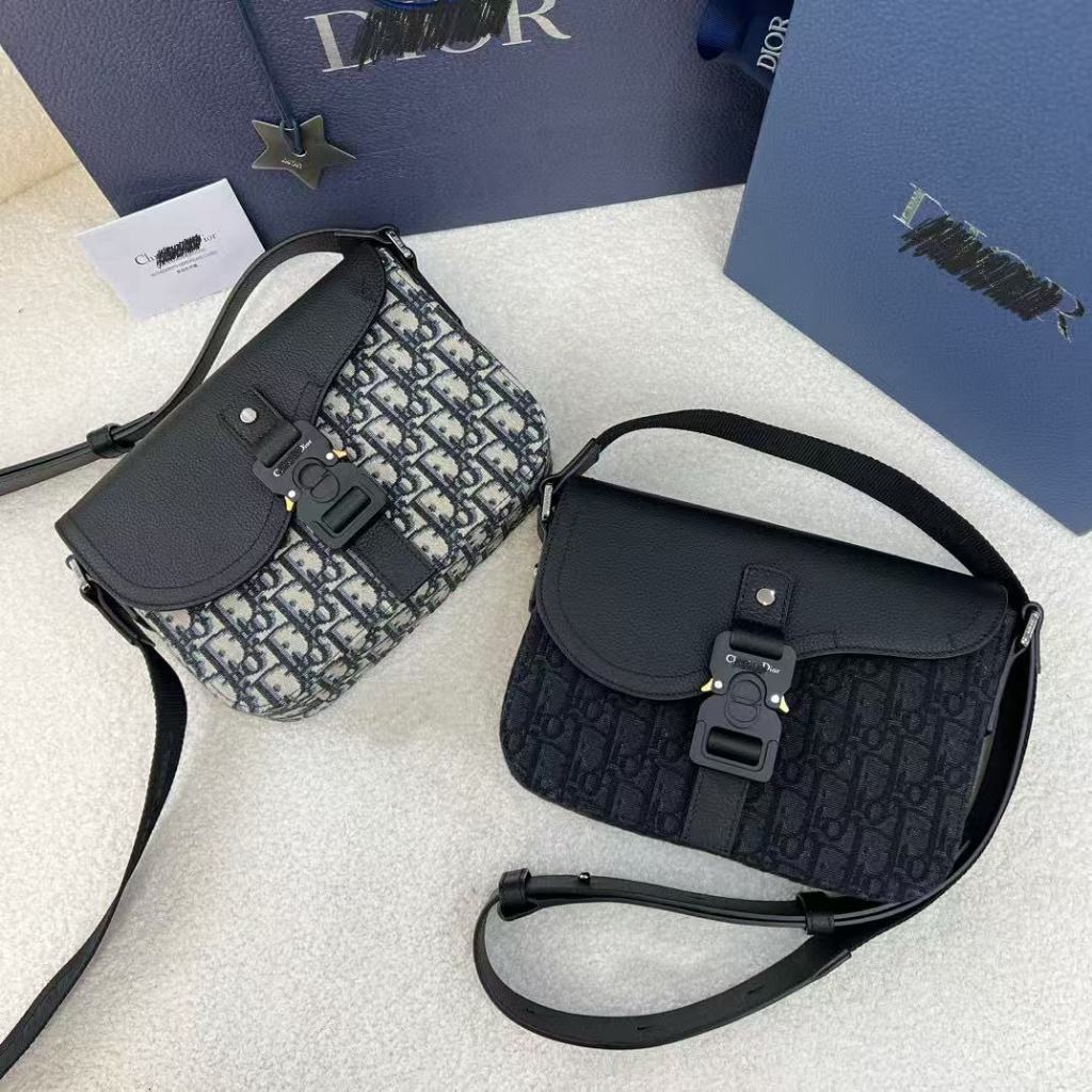 Pre Order Shoulder Bag Saddle Style Old Pattern Leather 23×18×6 cm Pria Komuter Classic Practical