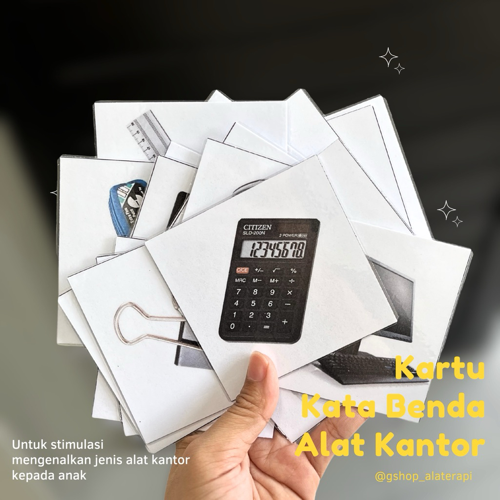 Kartu Kata Benda Alat Kantor