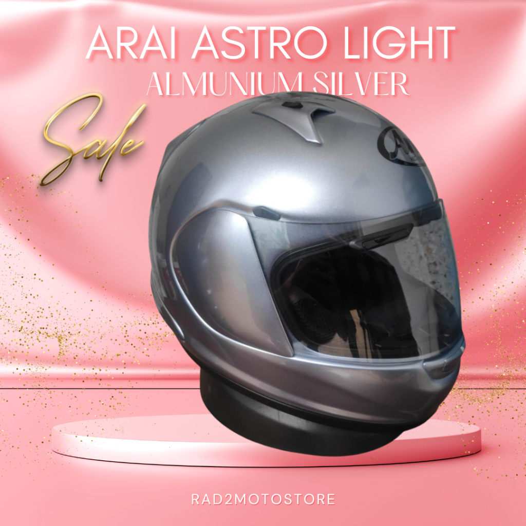 ARAI ASTRO LIGHT ALUMINIUM SILVER