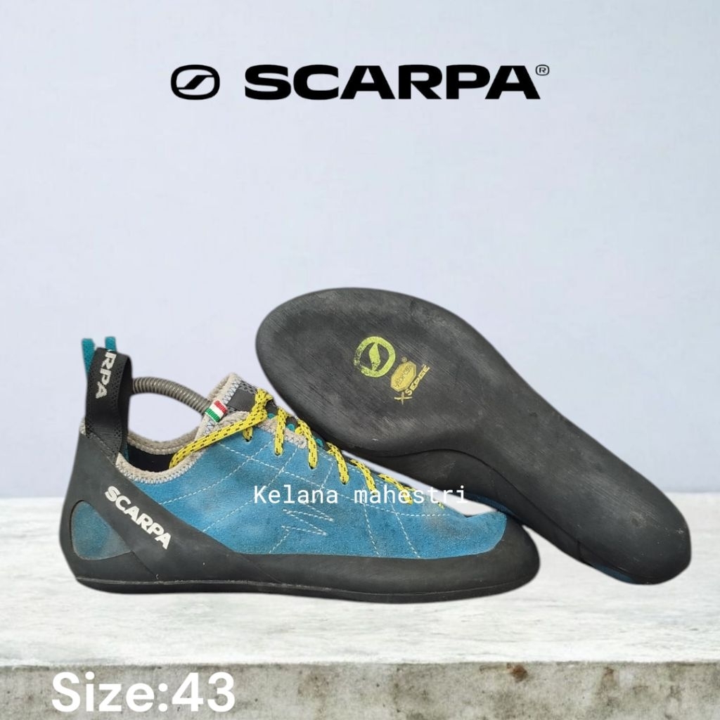 sepatu scarpa helix climbing shoes ll size 43 sepatu olahraga panjat
