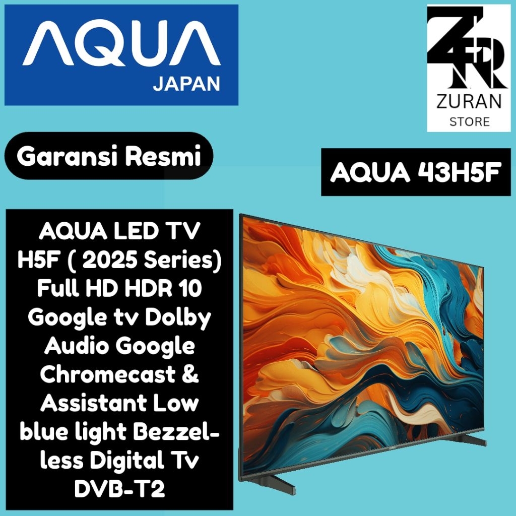AQUA 43H5F FHD FULL HD GOOGLE TV 43 inch 2025 Series